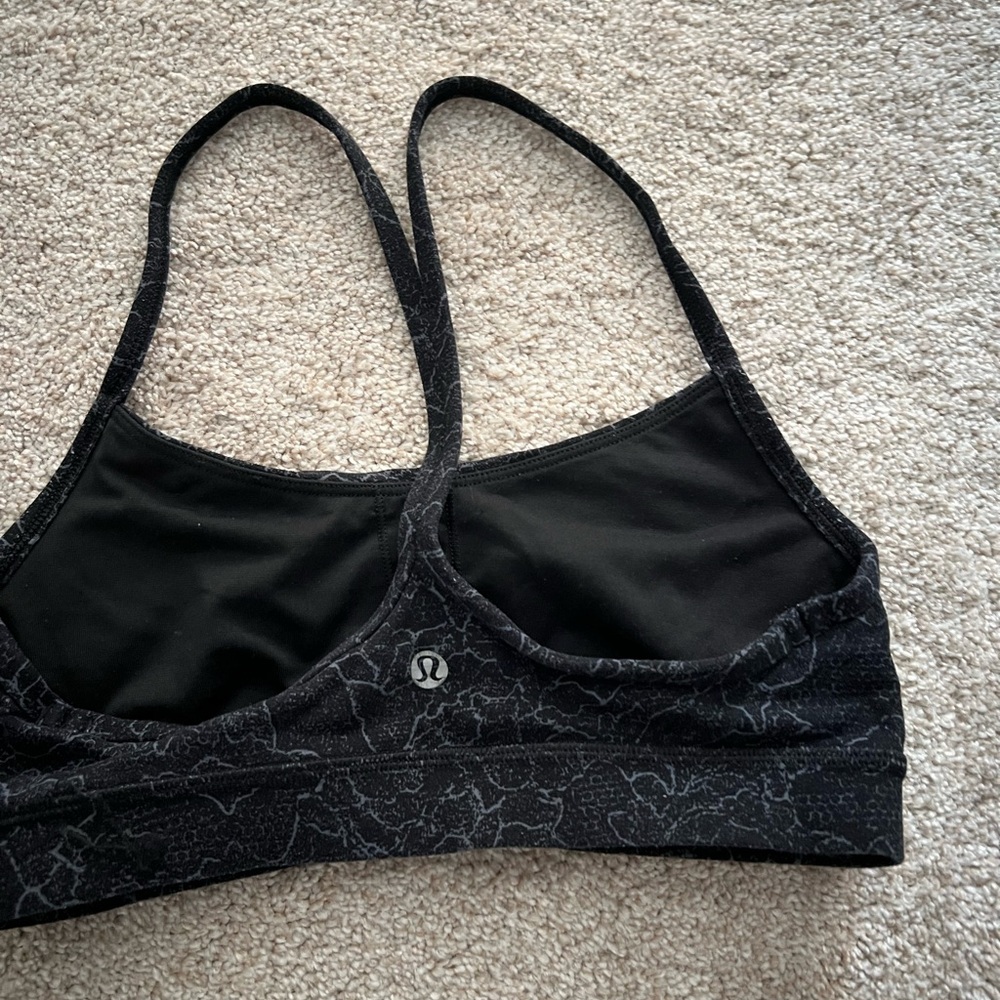 lululemon athletica Black Racerback Sports Bra